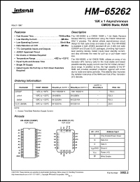Click here to download HM1-65262-9 Datasheet