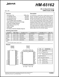 Click here to download HM1-65162C-9 Datasheet