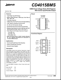 Click here to download CD4015BMS Datasheet