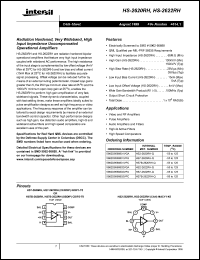 Click here to download HS2-2622RH-Q Datasheet