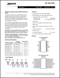 Click here to download 5962F9666301VEC Datasheet