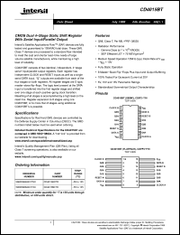 Click here to download CD4015BKTR Datasheet