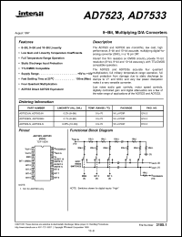 Click here to download AD7523LN Datasheet