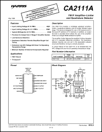 Click here to download CA2111 Datasheet