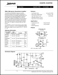 Click here to download CA3078AM96 Datasheet