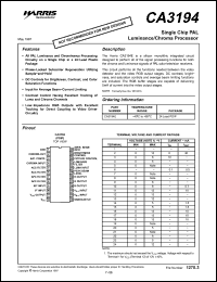 Click here to download CA3194E Datasheet