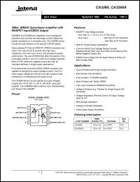 Click here to download CA3260E Datasheet
