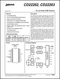 Click here to download CD22203E Datasheet
