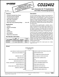 Click here to download CD22402D Datasheet