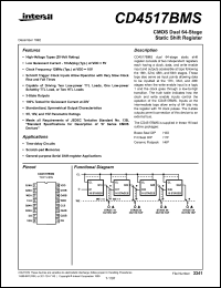 Click here to download CD4517 Datasheet