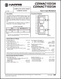 Click here to download CD54AC1533A Datasheet