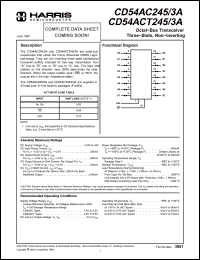 Click here to download CD54AC245 Datasheet