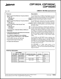 Click here to download CDP1802BCDX Datasheet