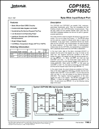 Click here to download CDP1852E Datasheet