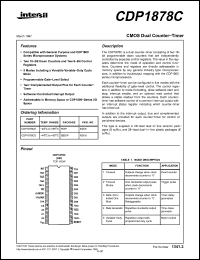 Click here to download CDP1878CD Datasheet