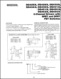 Click here to download DG429A Datasheet