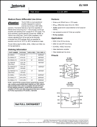 Click here to download EL1509CL-T7 Datasheet