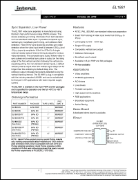 Click here to download EL1881CSZ-T13 Datasheet