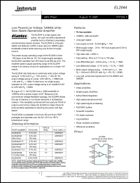 Click here to download EL2044CS Datasheet