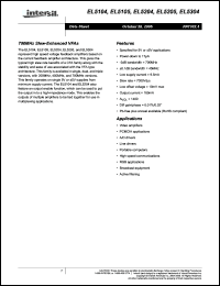 Click here to download EL5104 Datasheet