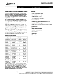 Click here to download EL5306IUZ Datasheet