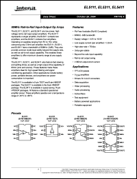 Click here to download EL5211 Datasheet