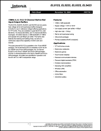 Click here to download EL5123 Datasheet