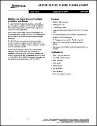 Click here to download EL5162 Datasheet