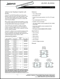 Click here to download EL5191CW-T7A Datasheet