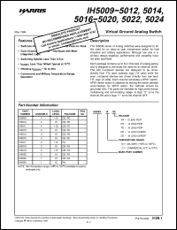 Click here to download IH5016MPD Datasheet