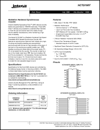 Click here to download HCTS160DTR Datasheet