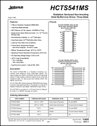 Click here to download HCTS541KMSR Datasheet