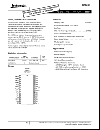 Click here to download HI5703KCB Datasheet