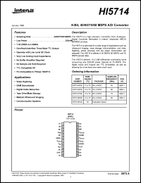 Click here to download HI5714/7CB Datasheet