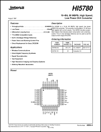 Click here to download HI5780-EV Datasheet