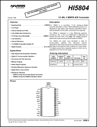 Click here to download HI5804KCB Datasheet