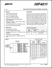 Click here to download HIP4011 Datasheet