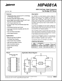 Click here to download HIP4081AIP Datasheet
