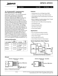 Click here to download HIP5016IS1 Datasheet