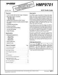 Click here to download HMP9701EVAL2 Datasheet