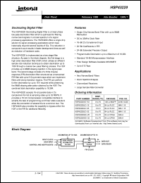 Click here to download HSP43220VC-33 Datasheet