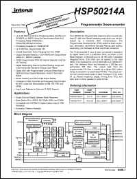 Click here to download HSP50214AVC Datasheet