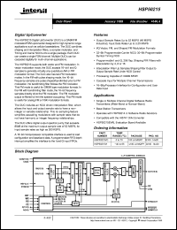 Click here to download HSP50215VI Datasheet