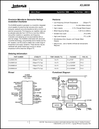 Click here to download ICL8038ACJD Datasheet