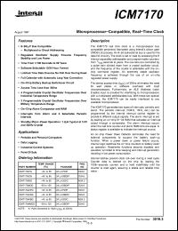 Click here to download ICM7170AIPG Datasheet