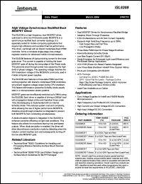 Click here to download ISL6208 Datasheet