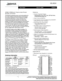 Click here to download ISL6524 Datasheet