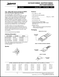 Click here to download HGTP5N120 Datasheet