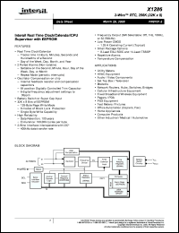 Click here to download X1286A8 Datasheet