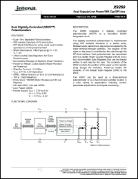 Click here to download X9260TS24I Datasheet